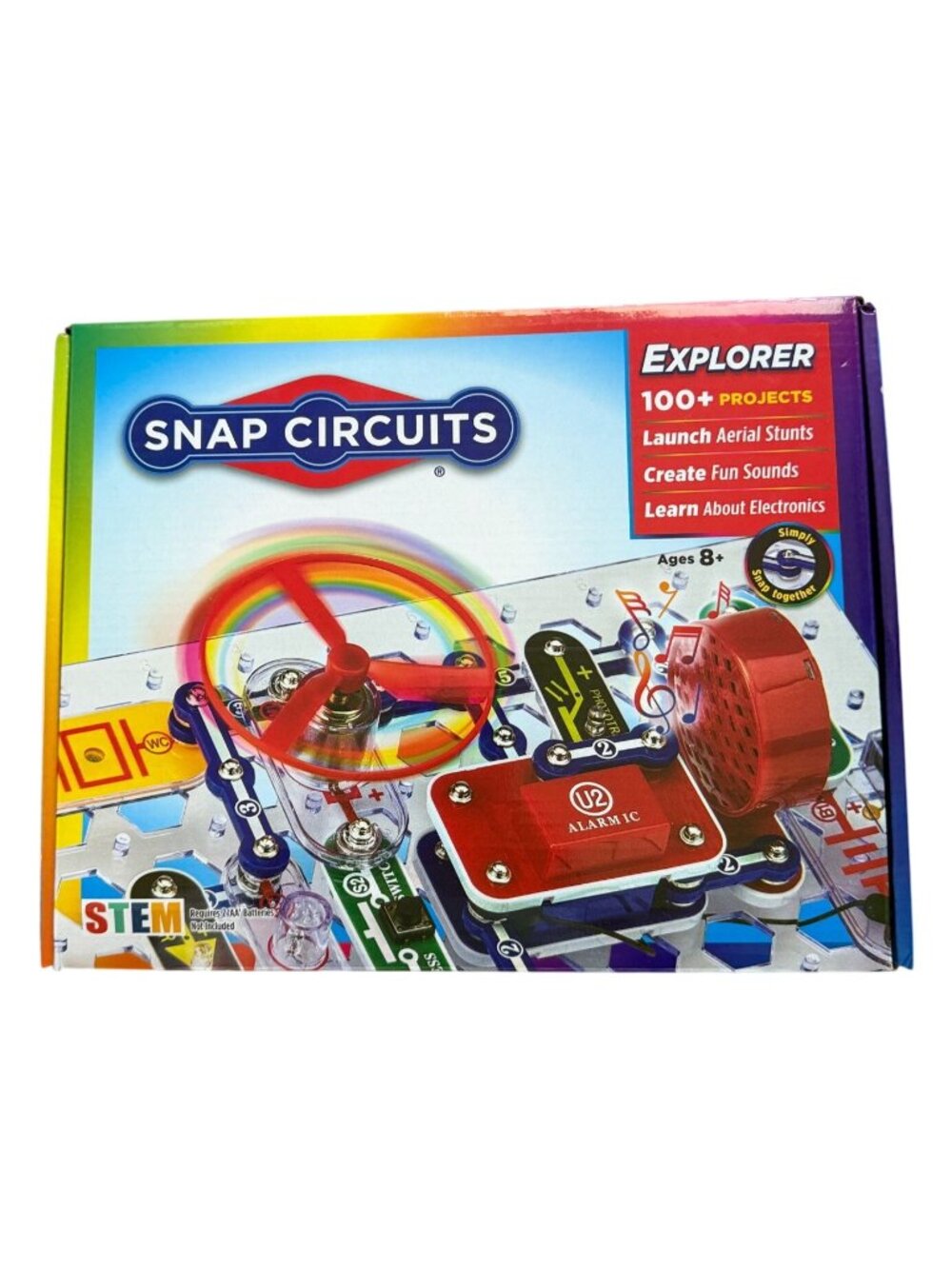 Snap Circuits Exploror (100 Projects) STEM-Ages 8+-GUC